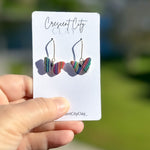 Load image into Gallery viewer, Abstract Butterfly Dangle Earrings #2
