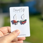 Load image into Gallery viewer, Abstract Butterfly Dangle Earrings #3
