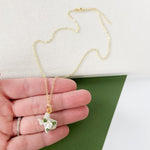 Load image into Gallery viewer, Texas Magnolia Flower Pendant Necklace
