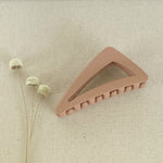 Load image into Gallery viewer, Nude Matte Triangle Hair Clip
