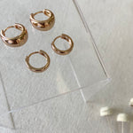 Load image into Gallery viewer, 14k Gold Filled Hoop Earrings - Rose Gold
