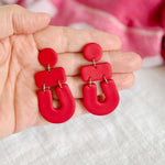 Load image into Gallery viewer, Sazerac Earrings in Red
