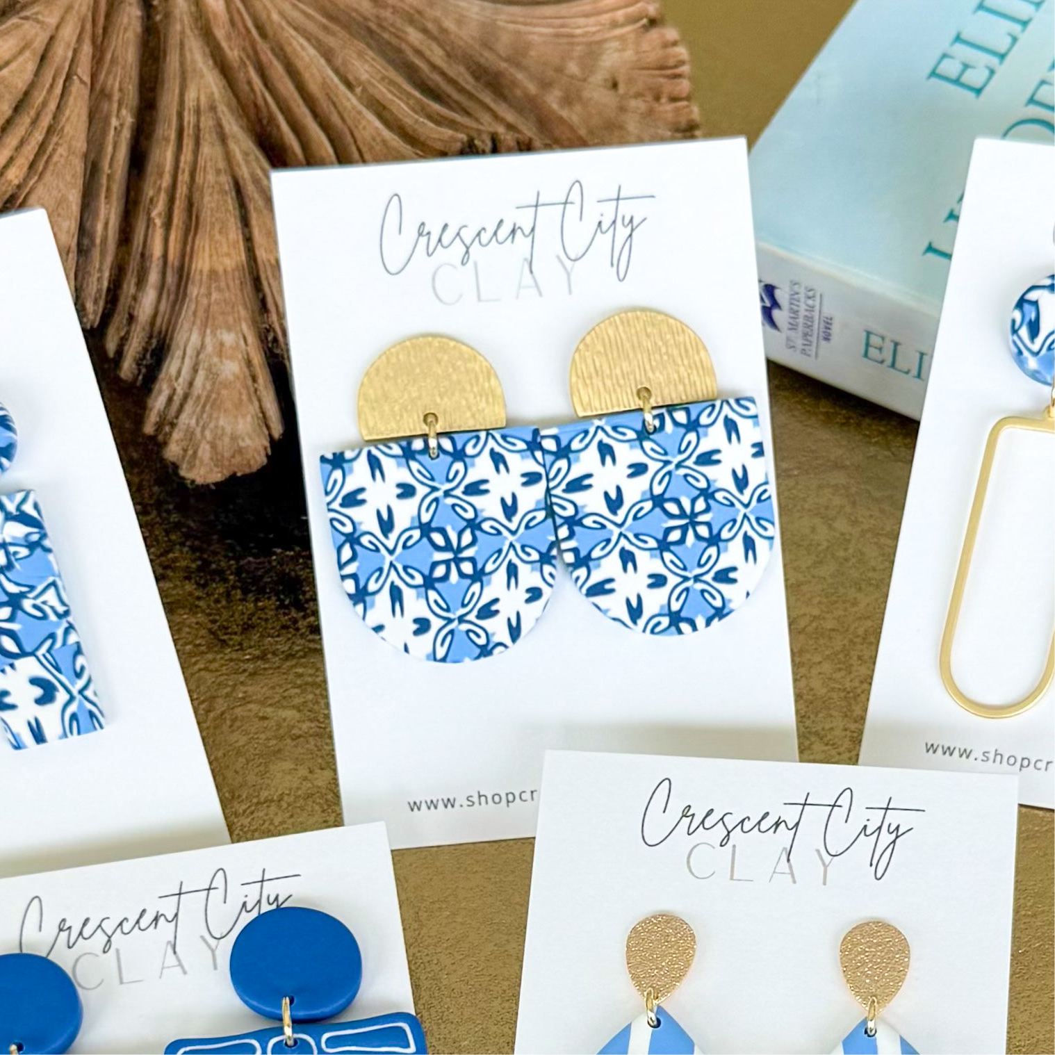 Carondelet Earrings in Santorini