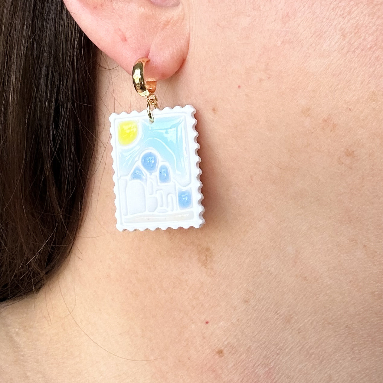 Santorini Skyline Earrings