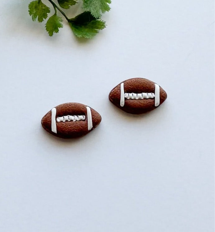 Football Stud Earrings