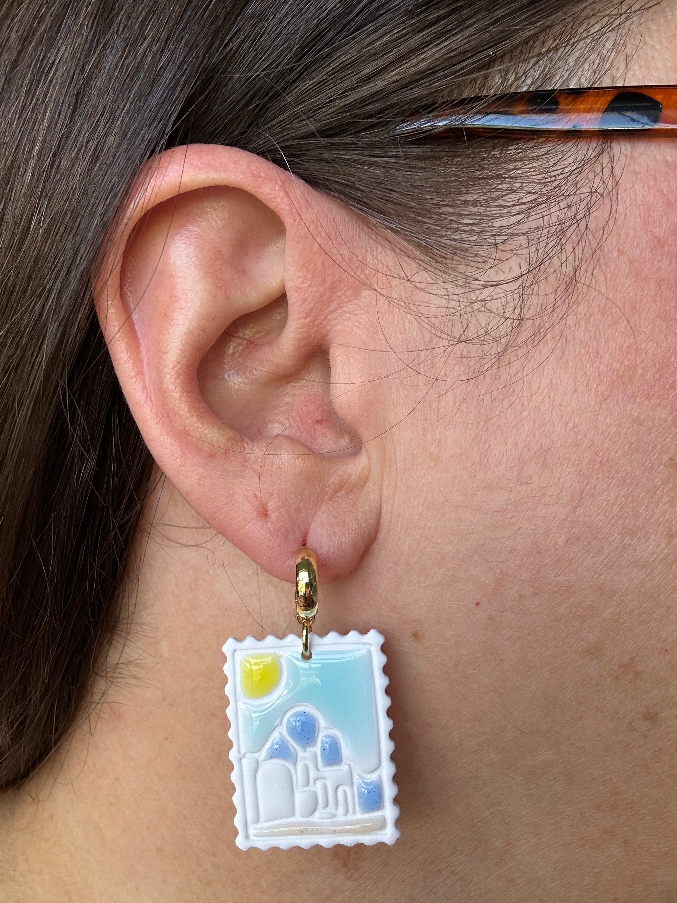 Santorini Skyline Earrings
