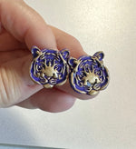 Load image into Gallery viewer, LSU Tiger Stud Earrings
