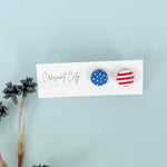 Load image into Gallery viewer, USA Stud Earrings
