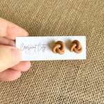 Load image into Gallery viewer, Knot Studs in Terracotta

