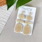 Load image into Gallery viewer, Pontchartrain Earrings in Faux Ceramic Sand

