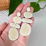 Load image into Gallery viewer, Pontchartrain Earrings in Faux Ceramic Sand
