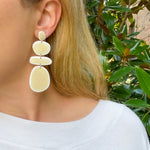 Load image into Gallery viewer, Pontchartrain Earrings in Faux Ceramic Sand
