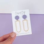 Load image into Gallery viewer, Julia Earrings in Lavender Haze
