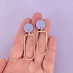 Load image into Gallery viewer, Julia Earrings in Lavender Haze
