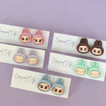 Load image into Gallery viewer, Labubu Stud Earrings
