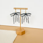 Load image into Gallery viewer, Bow Tie Dangle Earrings
