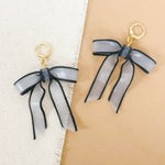 Load image into Gallery viewer, Bow Tie Dangle Earrings
