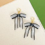 Load image into Gallery viewer, Bow Tie Dangle Earrings
