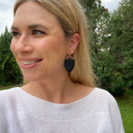 Load image into Gallery viewer, Faux Macrame Dangles in Black
