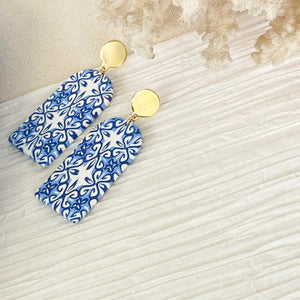 Colonnade Earrings in Santorini