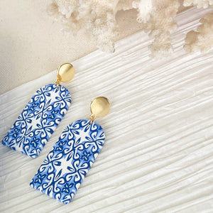 Colonnade Earrings in Santorini