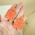 Load image into Gallery viewer, Square Matisse Inspired Earrings
