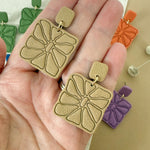 Load image into Gallery viewer, Square Matisse Inspired Earrings
