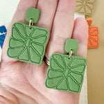 Load image into Gallery viewer, Square Matisse Inspired Earrings
