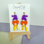 Load image into Gallery viewer, Witch Sisters Dangle Earrings

