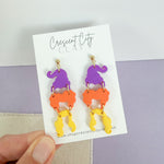 Load image into Gallery viewer, Witch Sisters Dangle Earrings

