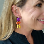 Load image into Gallery viewer, Witch Sisters Dangle Earrings
