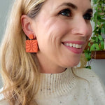 Load image into Gallery viewer, Square Matisse Inspired Earrings
