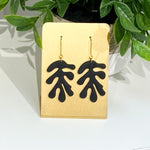 Load image into Gallery viewer, Matisse Inspired Dangles in Black
