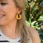 Load image into Gallery viewer, Caroline Earrings in Mustard
