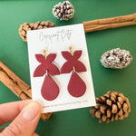 Load image into Gallery viewer, Alyse Dangles in Bordeaux
