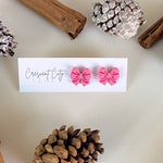Load image into Gallery viewer, Bow Studs in Vintage Pink
