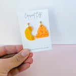 Load image into Gallery viewer, Perfect Pairs Foodie Earrings -- Mac-n-Cheese
