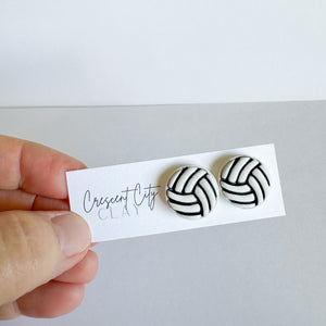 Volleyball Stud Earrings