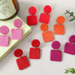 Leah Earrings in Sunset Colors