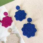 Load image into Gallery viewer, Mandala Earrings in Jewel Tones
