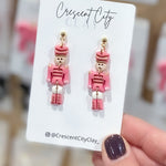 Load image into Gallery viewer, Nutcracker Dangles in Pink
