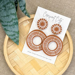 Load image into Gallery viewer, Celeste Earrings in Cinnamon
