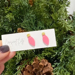 Load image into Gallery viewer, Christmas Light Studs in Pink
