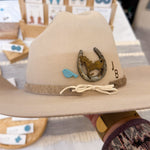 Load image into Gallery viewer, *HAT PIN/BROOCH* -- Bird in Speckled Turquoise
