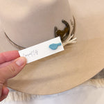 Load image into Gallery viewer, *HAT PIN/BROOCH* -- Bird in Speckled Turquoise
