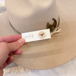 Load image into Gallery viewer, *HAT PIN/BROOCH* -- Longhorn Style in Burnt Orange &amp; Speckled Birch
