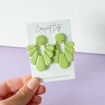 Load image into Gallery viewer, Lynn Earrings in Bright Pistachio
