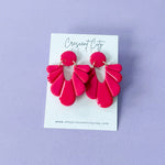 Load image into Gallery viewer, Lynn Earrings in Bright Pink
