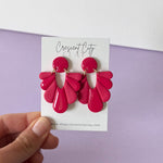 Load image into Gallery viewer, Lynn Earrings in Bright Pink
