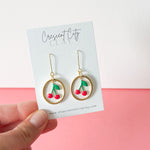 Load image into Gallery viewer, Cherry Charm Earrings
